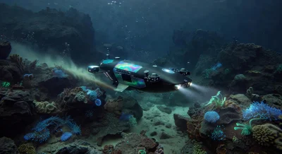 Next-generation autonomous underwater vehicle prototype navigating complex subsea environments without human control