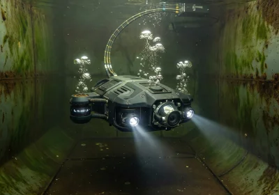 Sentinel Mini ROV — compact underwater drone designed for confined space inspections in tanks and ballast areas
