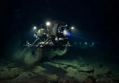 Titan Survey ROV — large-scale underwater mapping drone equipped with synthetic aperture sonar and LIDAR